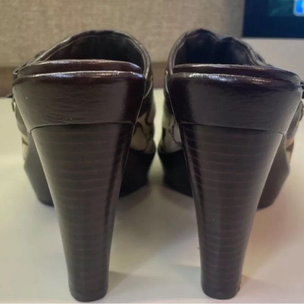 Coach Jodey Sig Mules A3623 Like New Without Tags Size 6B - Picture 3 of 10